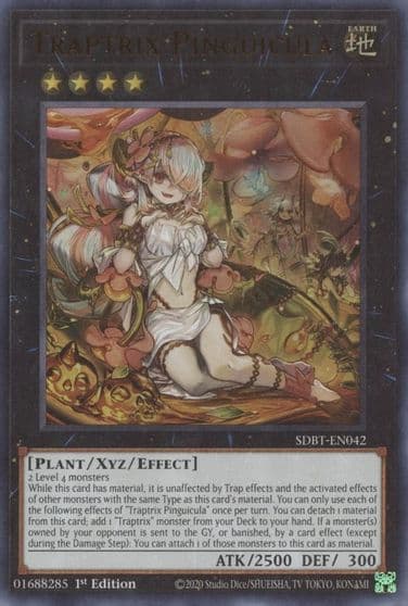 Traptrix Pinguicula Structure Deck: Beware of Traptrix Yu-Gi-Oh! card