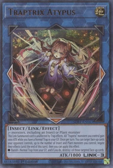 Traptrix Atypus Structure Deck: Beware of Traptrix Yu-Gi-Oh! card