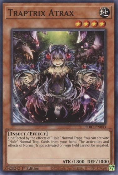 Traptrix Atrax Structure Deck: Beware of Traptrix Yu-Gi-Oh! card