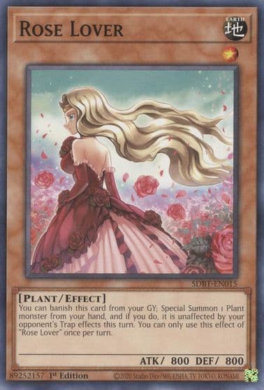 Rose Lover Structure Deck: Beware of Traptrix Yu-Gi-Oh! card