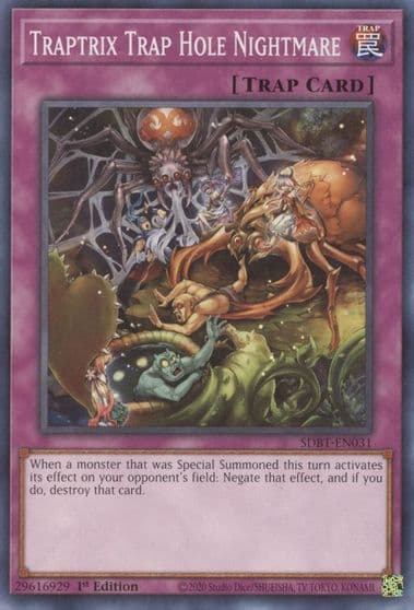 Traptrix Trap Hole Nightmare Structure Deck: Beware of Traptrix Yu-Gi-Oh! card