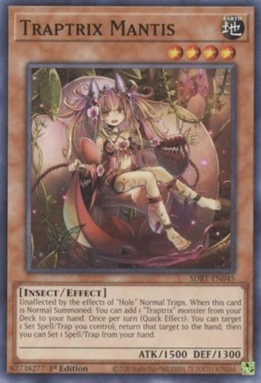 Traptrix Mantis Structure Deck: Beware of Traptrix Yu-Gi-Oh! card