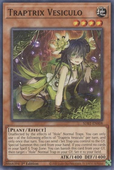 Traptrix Vesiculo Structure Deck: Beware of Traptrix Yu-Gi-Oh! card