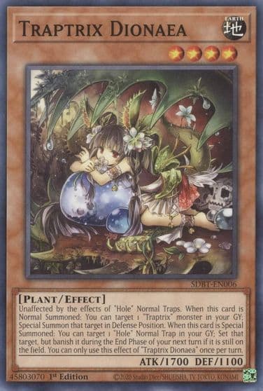 Traptrix Dionaea Structure Deck: Beware of Traptrix Yu-Gi-Oh! card