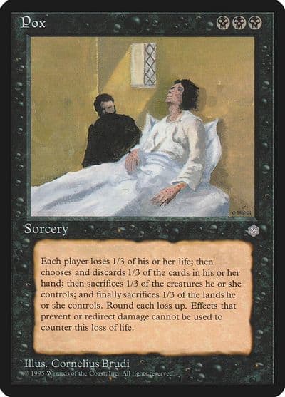 Pox Ice Age Magic card