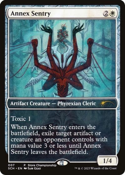 Annex Sentry Game Day & Store Championship Promos Magic card