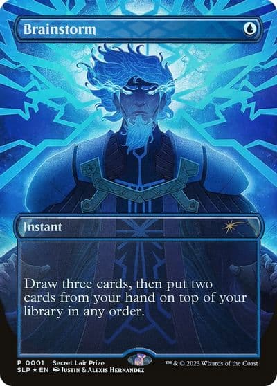 Brainstorm Secret Lair Showdown Magic card