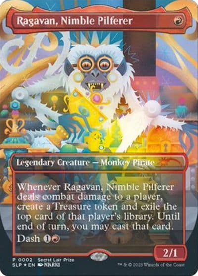 Ragavan Nimble Pilferer Secret Lair Showdown Magic card