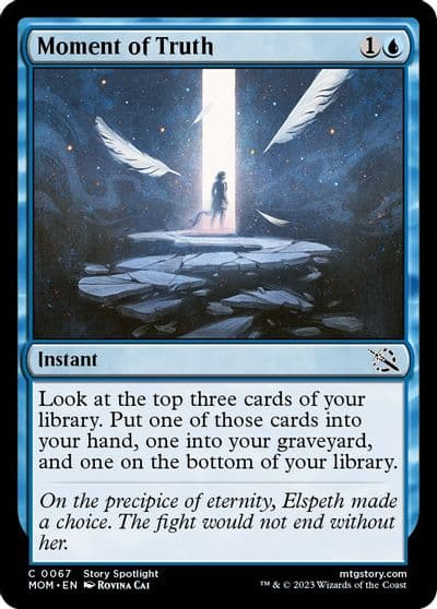 Moment of Truth March of the Machine Magic card