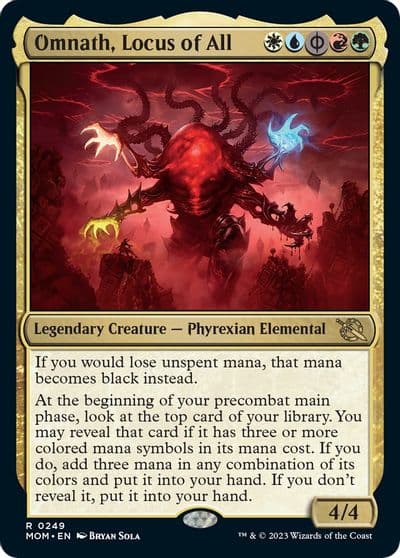 Omnath Locus of All March of the Machine Magic card