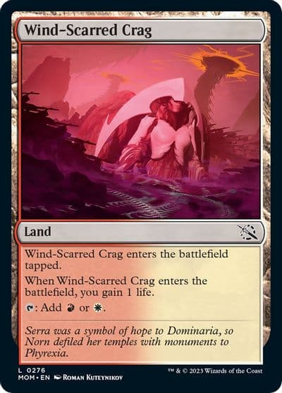 Wind Scarred Crag March of the Machine Magic card