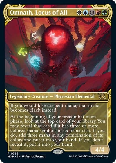 Omnath Locus of All Showcase March of the Machine Magic card