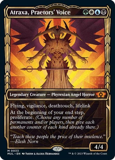 Atraxa Praetors Voice March of the Machine: Multiverse Legends Magic card