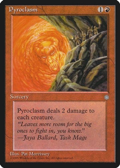 Pyroclasm Ice Age Magic card