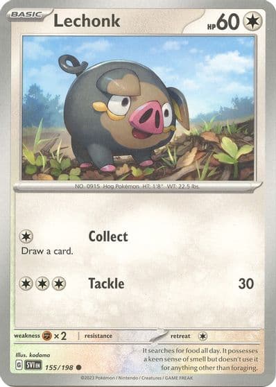 Lechonk SV01: Scarlet & Violet Base Set Pokemon card