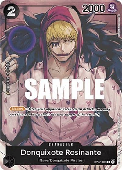Donquixote Rosinante Box Topper Paramount War One Piece card