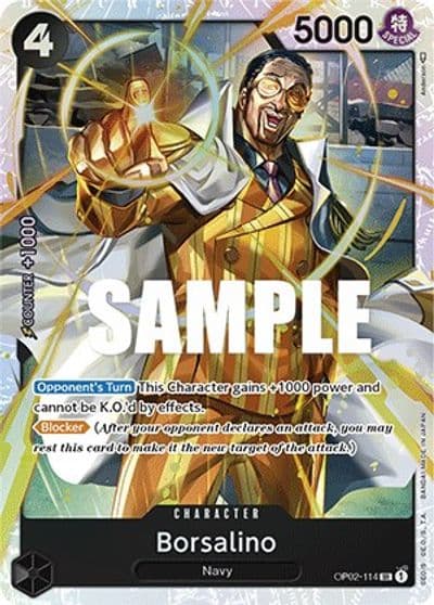 Borsalino Paramount War One Piece card