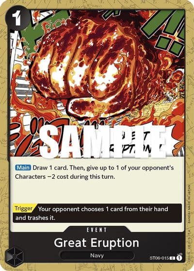 Great Eruption Starter Deck 6: Absolute Justice One Piece card