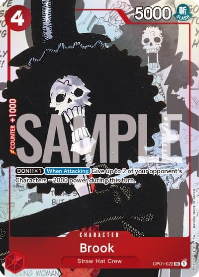 Brook OP01 022 Alternate Art One Piece Promotion Cards One Piece card
