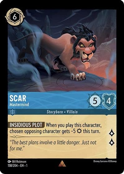 Scar Mastermind The First Chapter Lorcana card