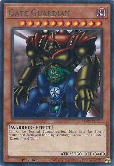 Gate Guardian Maze of Memories Yu-Gi-Oh! card