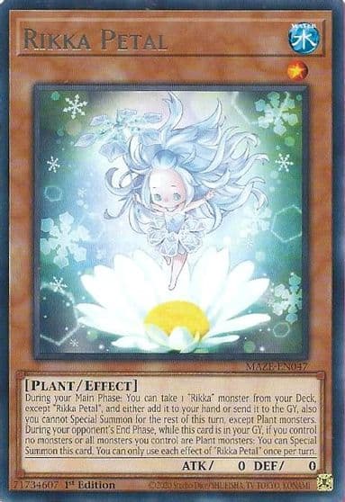 Rikka Petal Maze of Memories Yu-Gi-Oh! card