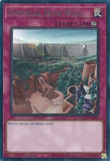Imperial Iron Wall Maze of Memories Yu-Gi-Oh! card