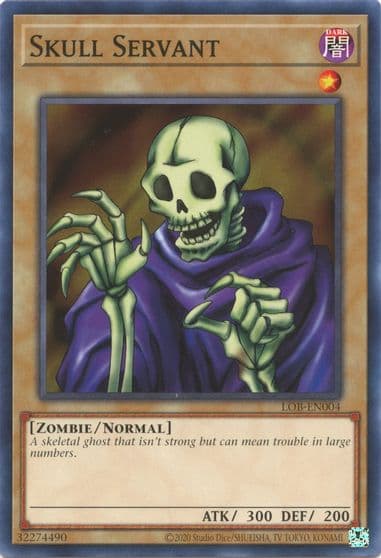 Skull Servant Legend of Blue Eyes White Dragon (25th Anniversary Edition) Yu-Gi-Oh! card