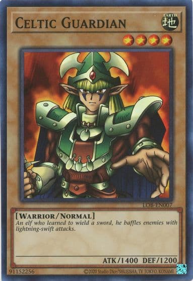 Celtic Guardian Legend of Blue Eyes White Dragon (25th Anniversary Edition) Yu-Gi-Oh! card