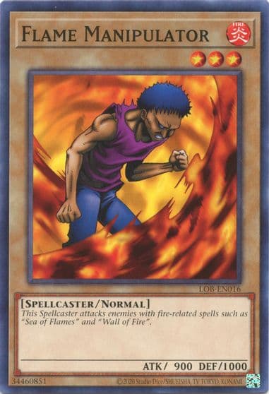 Flame Manipulator Legend of Blue Eyes White Dragon (25th Anniversary Edition) Yu-Gi-Oh! card