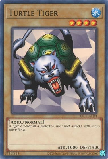 Turtle Tiger Legend of Blue Eyes White Dragon (25th Anniversary Edition) Yu-Gi-Oh! card