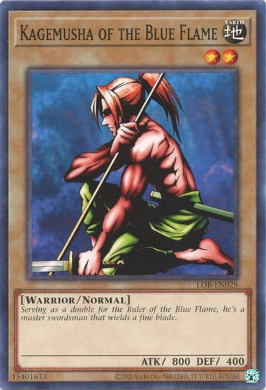 Kagemusha of the Blue Flame Legend of Blue Eyes White Dragon (25th Anniversary Edition) Yu-Gi-Oh! card