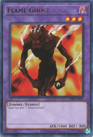 Flame Ghost Legend of Blue Eyes White Dragon (25th Anniversary Edition) Yu-Gi-Oh! card
