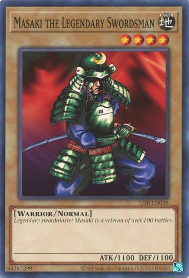 Masaki the Legendary Swordsman Legend of Blue Eyes White Dragon (25th Anniversary Edition) Yu-Gi-Oh! card