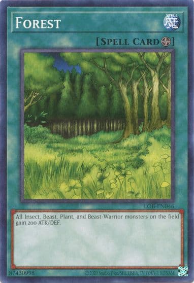 Forest Legend of Blue Eyes White Dragon (25th Anniversary Edition) Yu-Gi-Oh! card