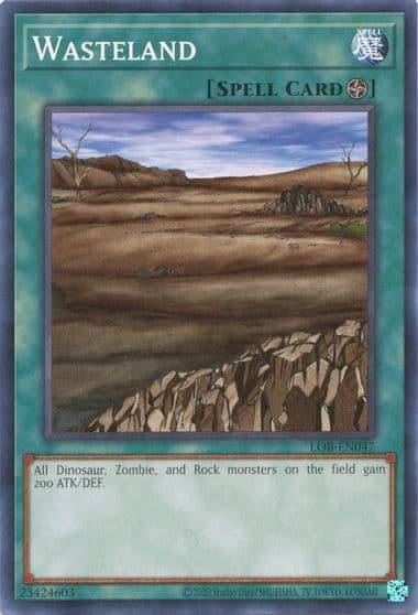 Wasteland Legend of Blue Eyes White Dragon (25th Anniversary Edition) Yu-Gi-Oh! card