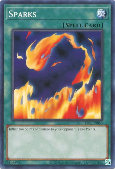 Sparks Legend of Blue Eyes White Dragon (25th Anniversary Edition) Yu-Gi-Oh! card