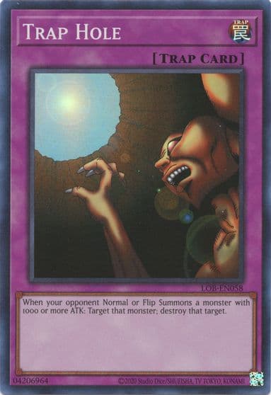Trap Hole Legend of Blue Eyes White Dragon (25th Anniversary Edition) Yu-Gi-Oh! card