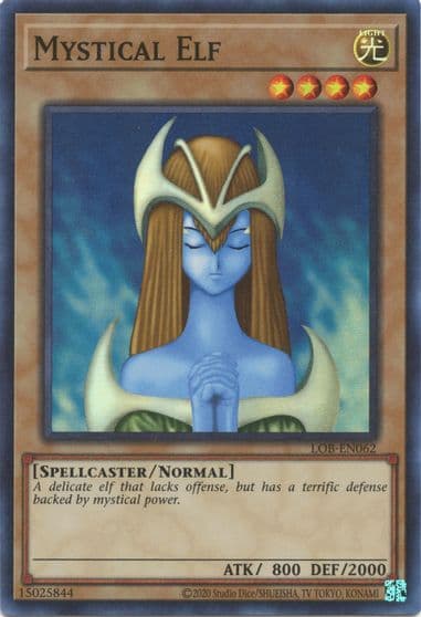 Mystical Elf Legend of Blue Eyes White Dragon (25th Anniversary Edition) Yu-Gi-Oh! card