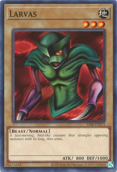 Larvas Legend of Blue Eyes White Dragon (25th Anniversary Edition) Yu-Gi-Oh! card