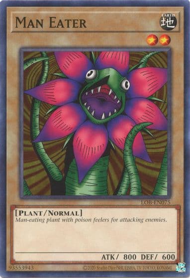 Man Eater Legend of Blue Eyes White Dragon (25th Anniversary Edition) Yu-Gi-Oh! card