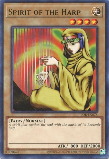 Spirit of the Harp Legend of Blue Eyes White Dragon (25th Anniversary Edition) Yu-Gi-Oh! card