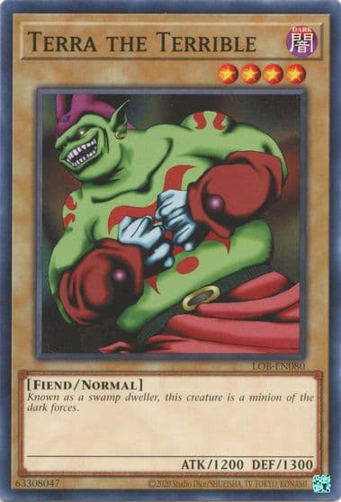 Terra the Terrible Legend of Blue Eyes White Dragon (25th Anniversary Edition) Yu-Gi-Oh! card