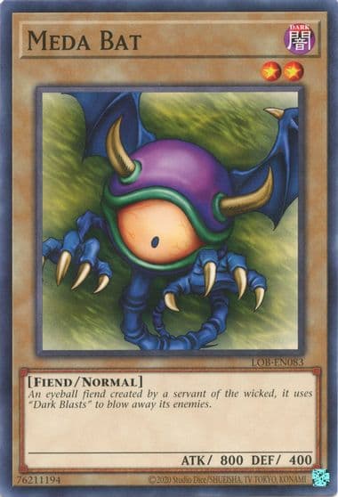 Meda Bat Legend of Blue Eyes White Dragon (25th Anniversary Edition) Yu-Gi-Oh! card