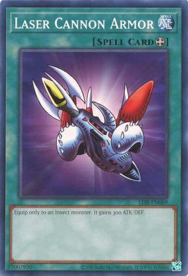 Laser Cannon Armor Legend of Blue Eyes White Dragon (25th Anniversary Edition) Yu-Gi-Oh! card