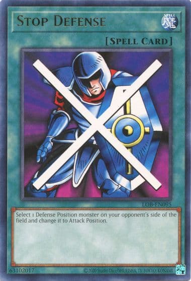 Stop Defense Legend of Blue Eyes White Dragon (25th Anniversary Edition) Yu-Gi-Oh! card