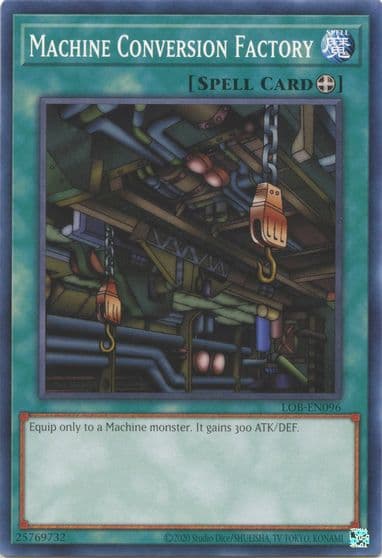 Machine Conversion Factory Legend of Blue Eyes White Dragon (25th Anniversary Edition) Yu-Gi-Oh! card