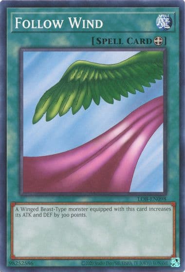 Follow Wind Legend of Blue Eyes White Dragon (25th Anniversary Edition) Yu-Gi-Oh! card