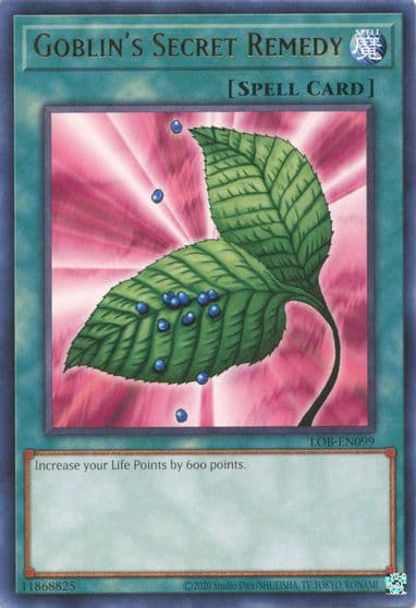 Goblins Secret Remedy Legend of Blue Eyes White Dragon (25th Anniversary Edition) Yu-Gi-Oh! card