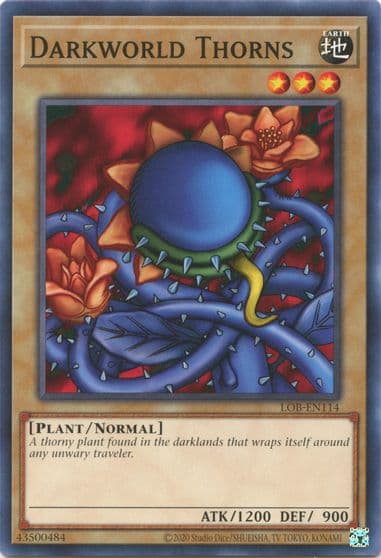 Darkworld Thorns Legend of Blue Eyes White Dragon (25th Anniversary Edition) Yu-Gi-Oh! card